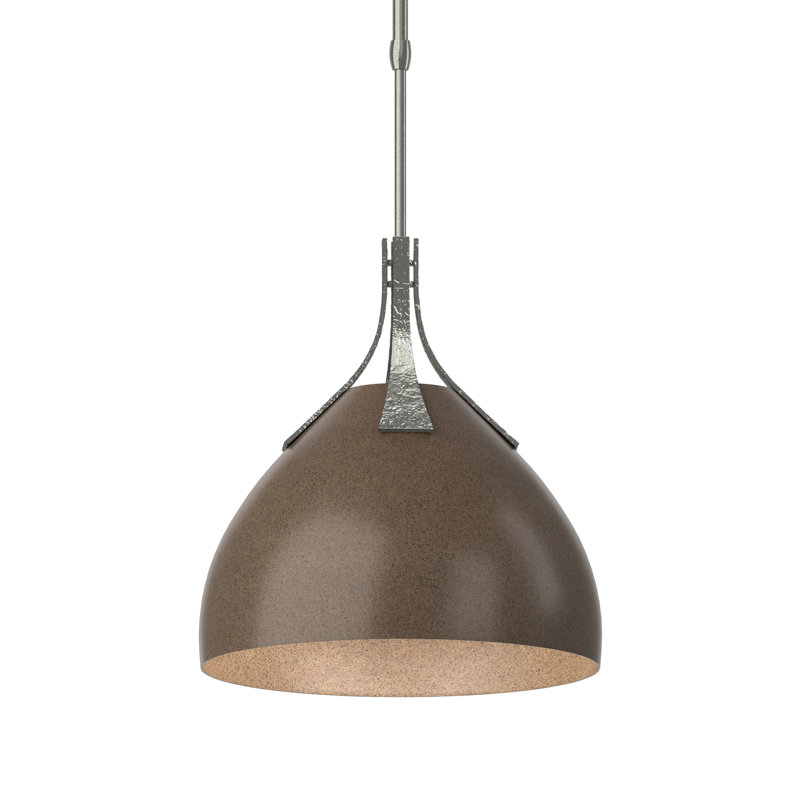 Summit 1 - Light Single Dome Pendant, Bronze, Sterling