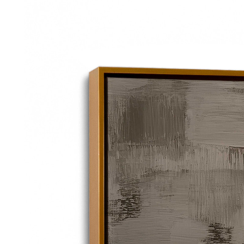 «Echoes of Shadow», ensemble de 2 impressions, 16 po x 16 po, Cadre flottant doré poli