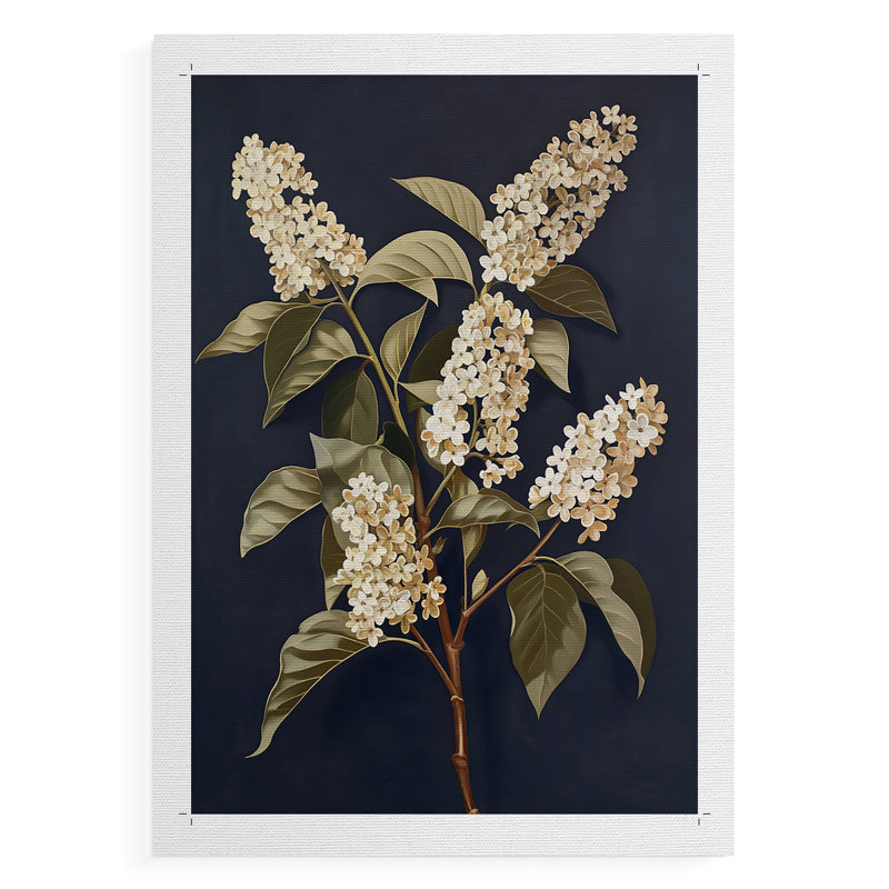 Série FLORAL CLV III - Impression sur toile seulement - NON-CADRE, H 18 po x l 12 po