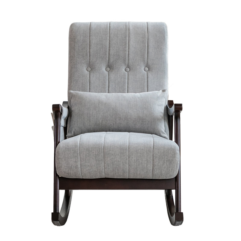 Chaise berçante Kastytis, Gris