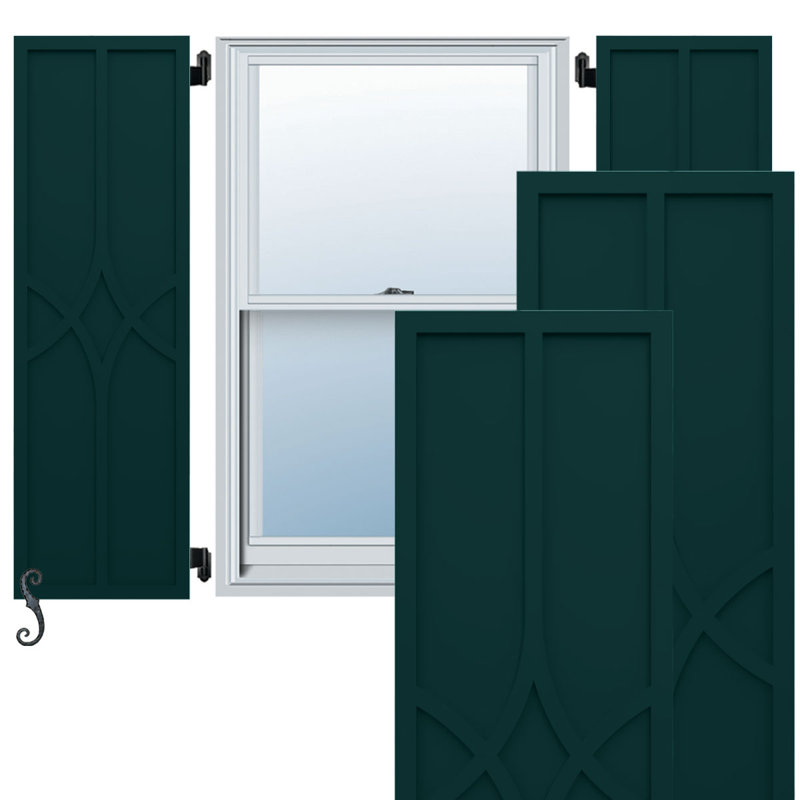 Volets EnduraCore, 18"W, Vert thermique, H 34 po