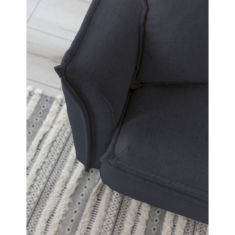 Charming Charlie 3 Seater Sofa Bed, Dark Grey