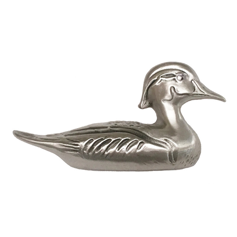 Poignée fantaisie 3" au centre vers le centre de la paume de canard, Satin