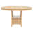 Light Oak Oval 60-inch Counter Height Extension Dining Table