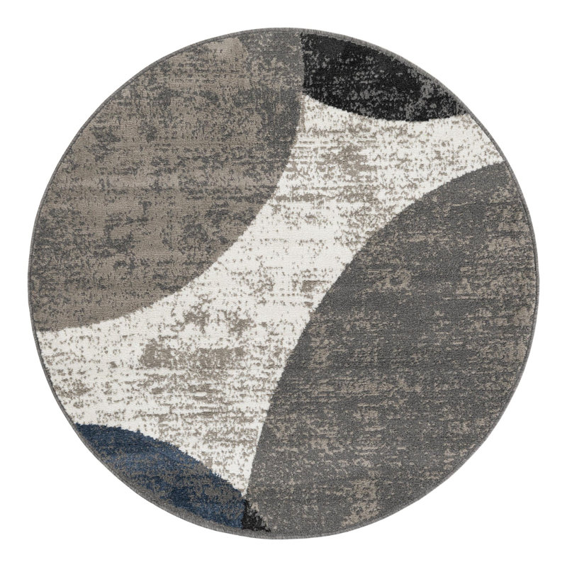 Latitude Run® Otra Nikolis Rug Multi, Round 5'1"