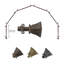 Tringle à rideaux simple réglable 28 "à 48" 0,81 "à baie vitrée-57283330-121430158