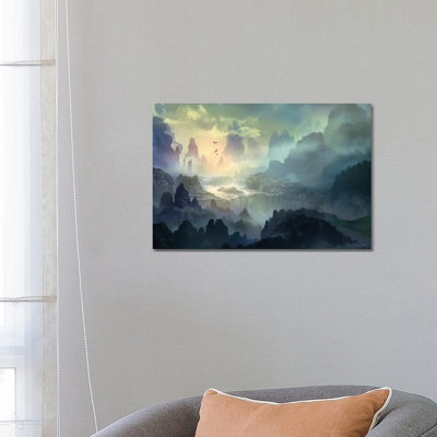 Torrent Of Gelion by Ferdinand Ladera - Wrapped Canvas Print