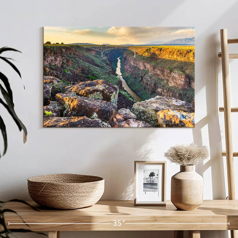 Pont Alvord Rio Grande Gorge, H 16 po x l 24 po