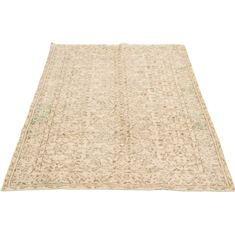 Tapis unique en laine noué à la main 5 pi 11 po x 9 pi 1 po nouvel âge Leoine