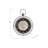 Clocks, 18" Round, Wall Clock, Brown, Mirror, Transitional