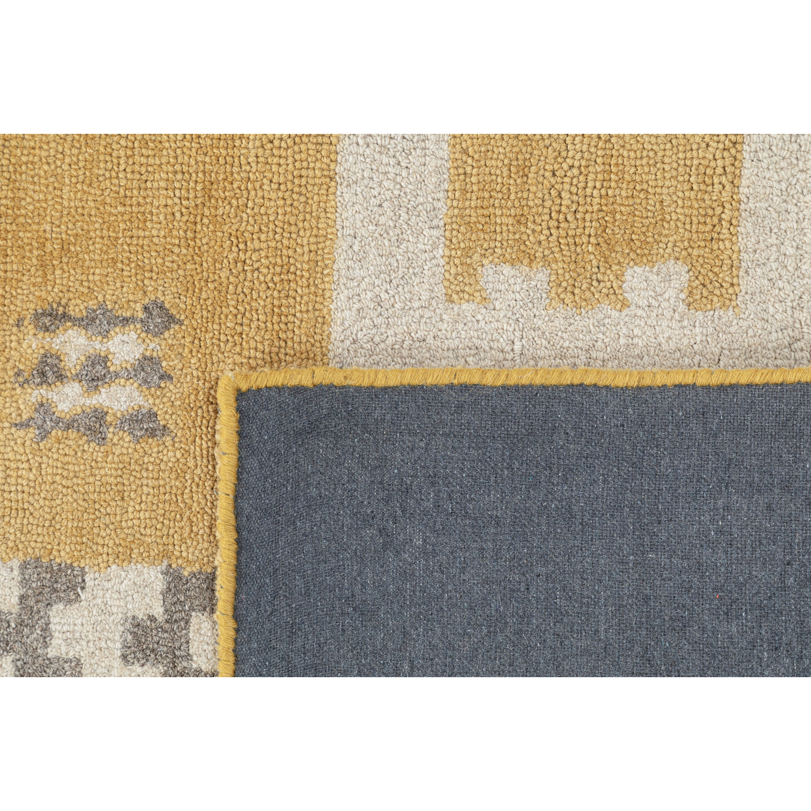 Elsey Hand-Tufted Geometric Wool Rug, Rectangle 8'9" x 11'9"