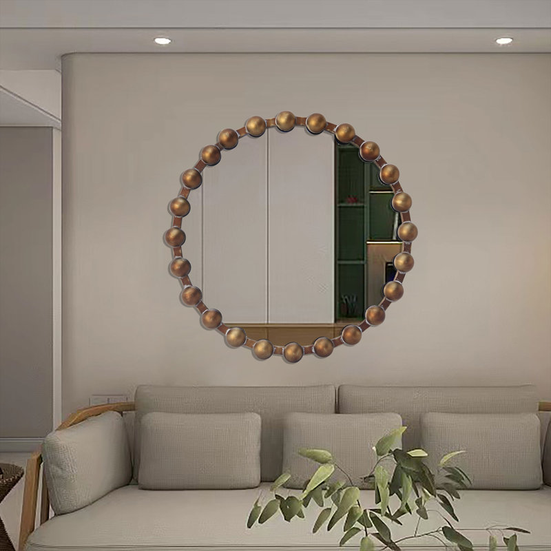 Calandria Metal Flat Wall Mirror