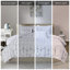 Ensembles de literie simple en microfibre douce, style métallique moderne pour la maison