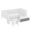 Palmore Twin Low Bed And Desk Combo, Stool And 2 Drawers-961567224