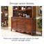 Garde-manger standard en bois d'hévéa massif 60 pouces
