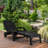 Mistry Outdoor Patio Adjustable Sun Lounger with Wheels-135464317