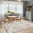 Washable Farmhouse Floral Area Rug with Non-Slip for Bedroom Nursery Living Room Decor-Pink-1712371953-1713935748