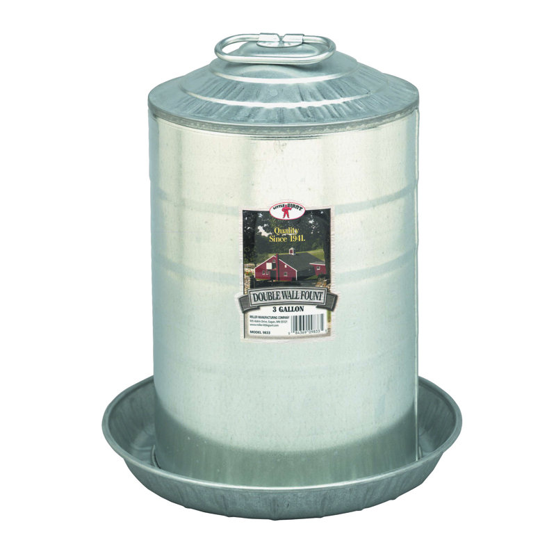 Fount murale double, 3 gallons