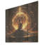 «Enlightenment Glow», art mural sur bois de pin bouddhisme naturel-1780136603