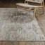Tapis beige / brun à motif abstrait texturé Michalski-1527956823