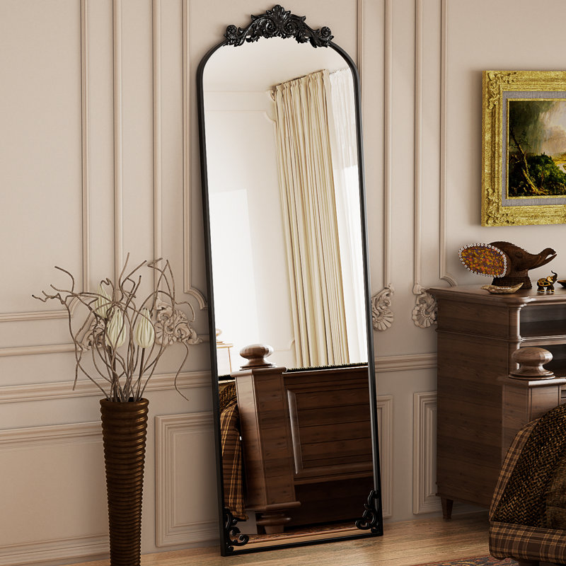 Miroir Kaceton, Noir, 21 po x 64 po