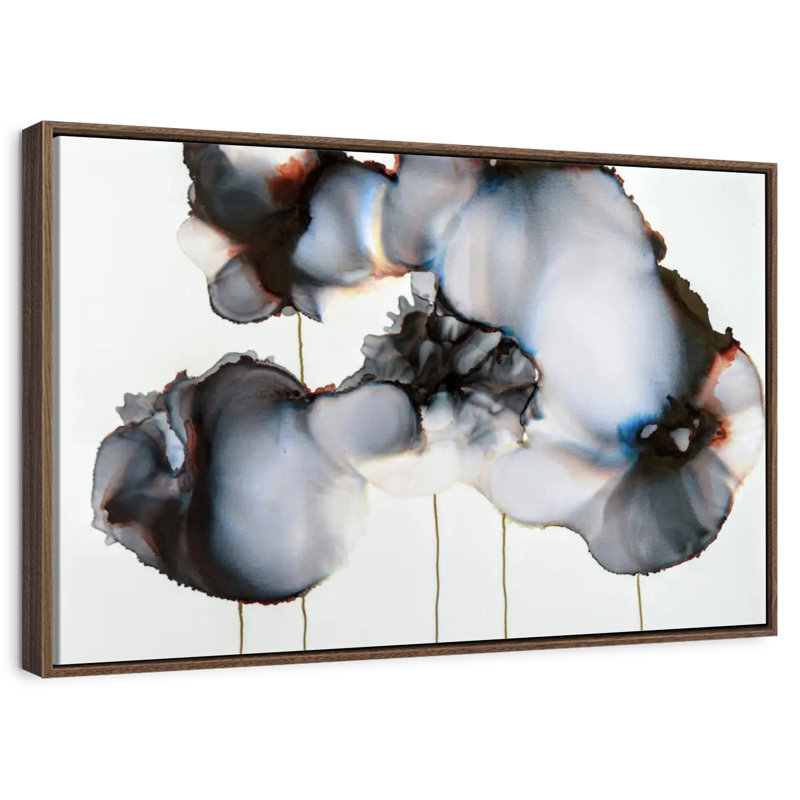Sonnet noir I, Cadre flottant noyer, 31 po x 21 po