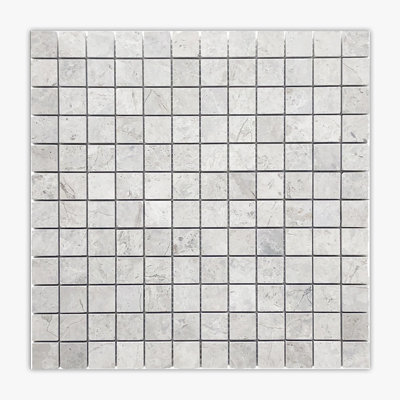 Carreau de mosaïque en marbre 1 po x 1 po pour mur et plancher