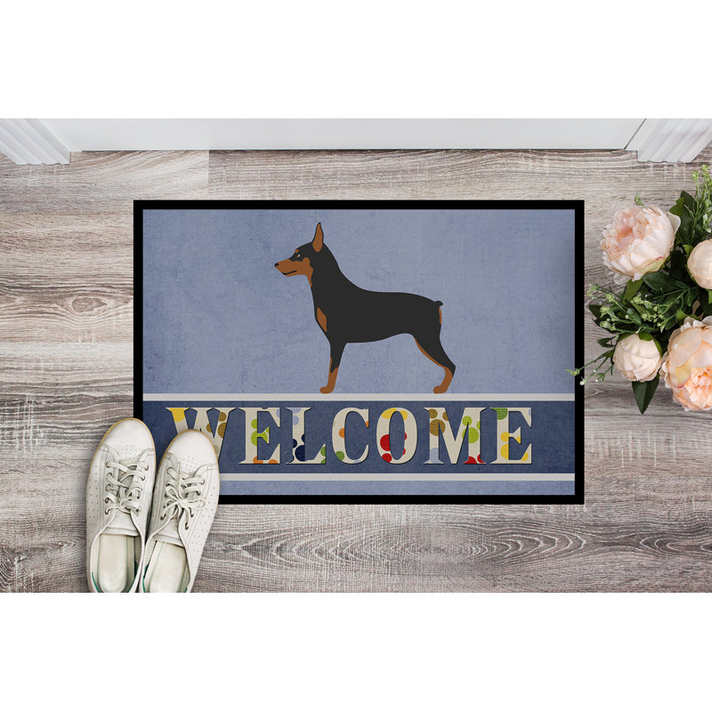 Non-Slip Outdoor Doormat, Rectangle 18" x 27"