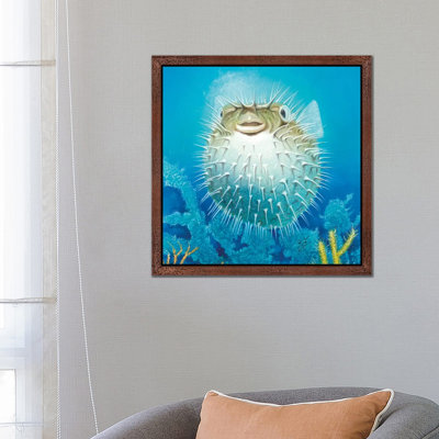 Puffer Fish 1 Piece Painting on Canvas