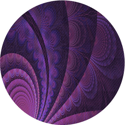 Tapis abstrait en laine mauve Anneke