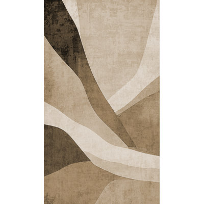 Curvilinear Canyon Brown Wall Mural