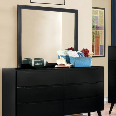 Miroir 40,5 po Mid-Century