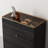 High-quality Modern Nightstand,Glass Top,No assembly required-306737300