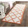 Ammundsen Geometric Beige/Orange Area Rug