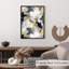 «Abstract Gold Strokes I», reproduction d'art moderne sans cadre-656268556