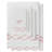  100% Turkish Cotton FISH SCHOOL Scallop 3PC Embellished Towel Set-704600576-704257986