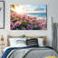 Art mural en verre trempé Sunset Daisies-130153420