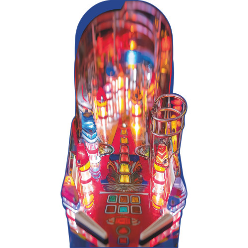 SP13275 Arcade, machine de jeu de flipper en carton découpé debout
