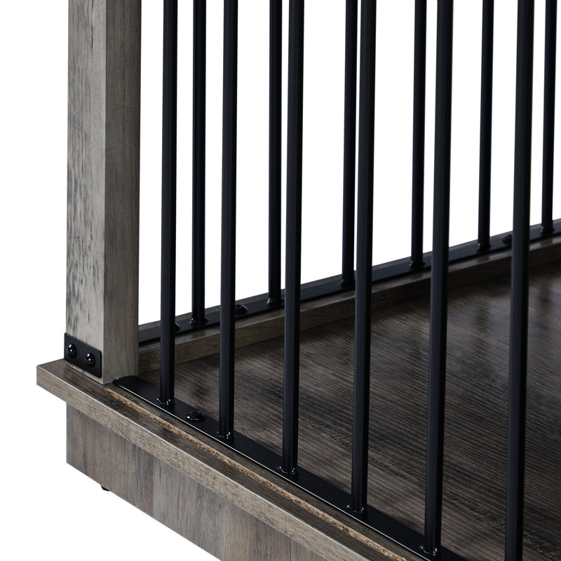Niche pour chien spacieuse avec rangement et section