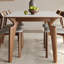 Ensemble de table rectangulaire en bois massif-111096060