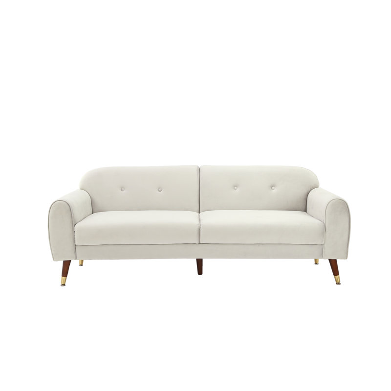 75.5" Velvet Sofa