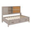 Lit de jour simple avec tablettes de rangement-1323511522