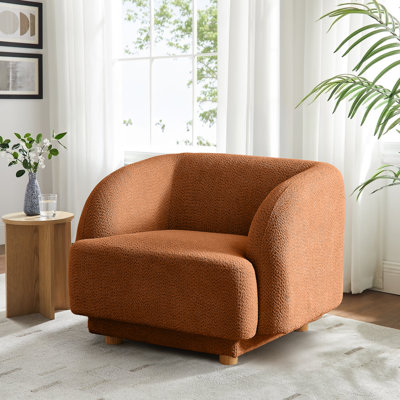 Luare 37.75”W Upholstered Barrel Chair