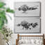 Treeline Sketch I - Ensemble de 2 peintures sur toile encadrées-1453735032-1453735039