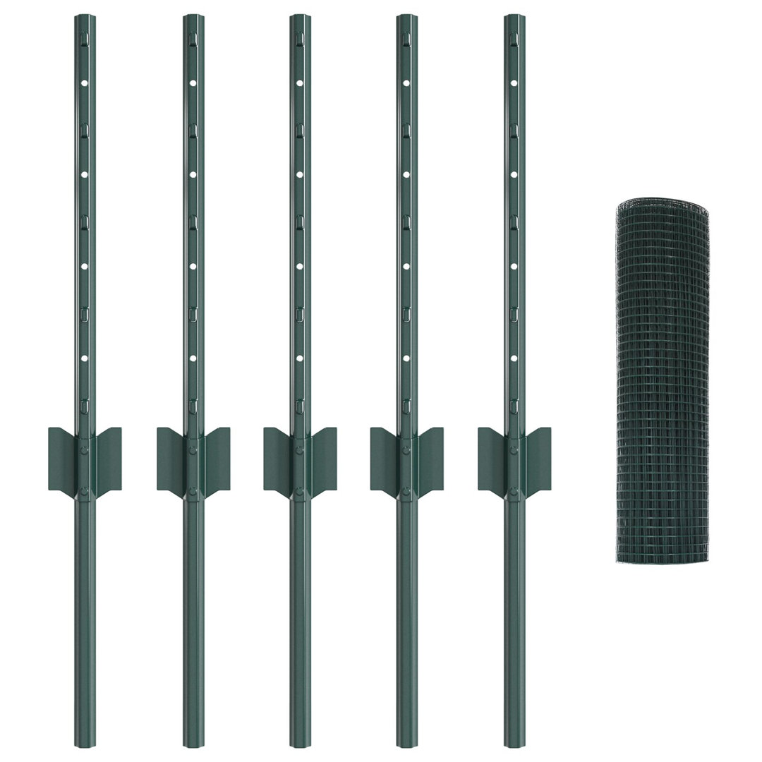 40cm H x 1000cm W Steel Border Fencing