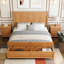 Lit-bateau haut en bois massif avec espace de rangement de 64 po-1494389590-1494389545