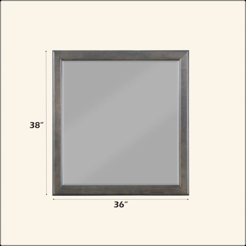 Miroir gris foncé