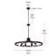 Luminaire suspendu Spoutnik 6 lumières Denzerville-1166669897
