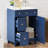 Blue Bathroom Vanity - Practical Function, Easy Maintenance Sink With Ceramic 24" , Stylish Look-1304233609