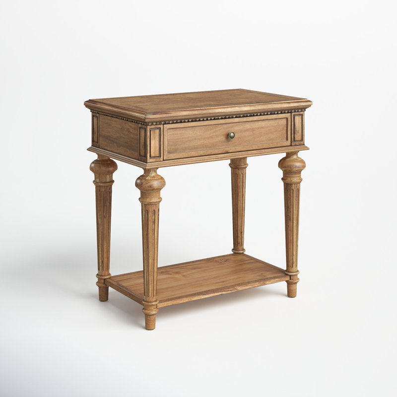 Veronica 30'' W Solid Wood Nightstand